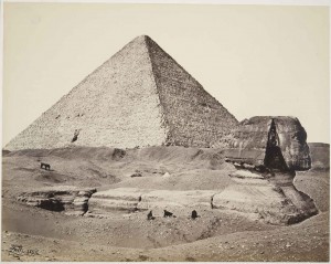 Th Great Pyramid and the Great Sphinx, Francis Frith, 1858