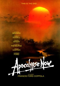 Affiche du film américain, Apocalypse Now de Francis Ford Coppola, sur la guerre du Vietnam