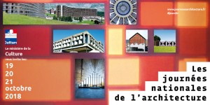 Bandeau officiel des Journées nationales de l'Architecture - Ministère de la Culture
