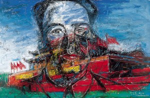 "Tiananmen" de Zeng Fanzhi (2004)